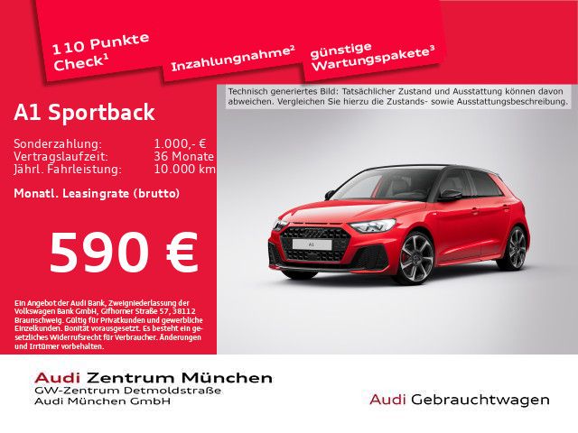 Bild des Angebotes Audi A1 Sportback 40 TFSI S tronic 2x S line Navi+/Vi