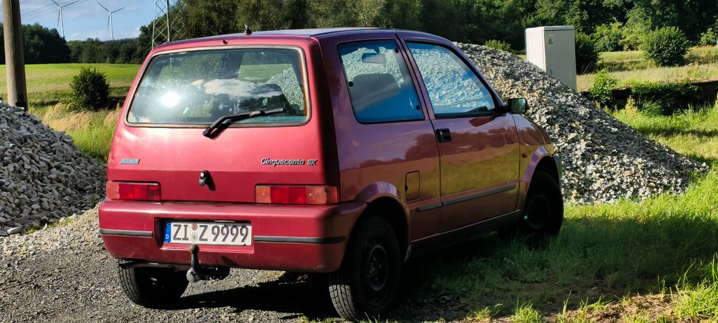 Fiat Cinquecento 0,9 TÜV 7/28, 66 Euro Steuern
