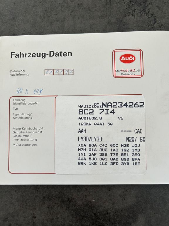 Bild des Angebotes Audi 80 2.8