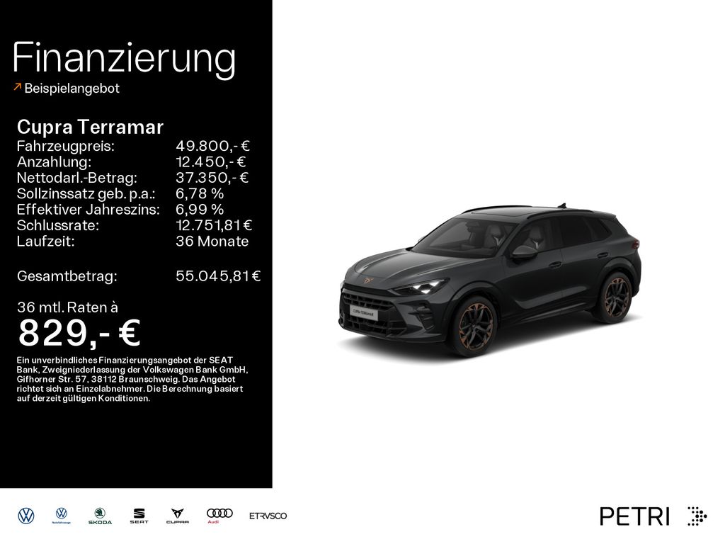 Bild des Angebotes Cupra Terramar VZ 2.0 TSI 195 kW (265 PS) *MATRIX*PANO