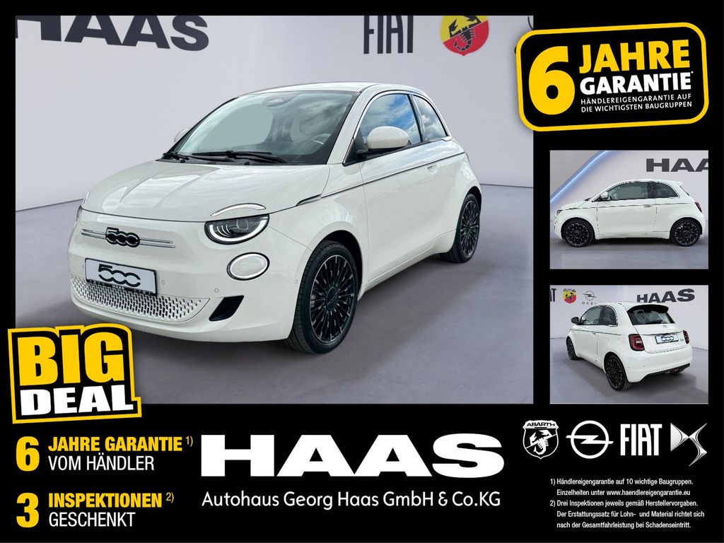 Bild des Angebotes Fiat 500 e La Prima Vollausstattung, Leder uvm