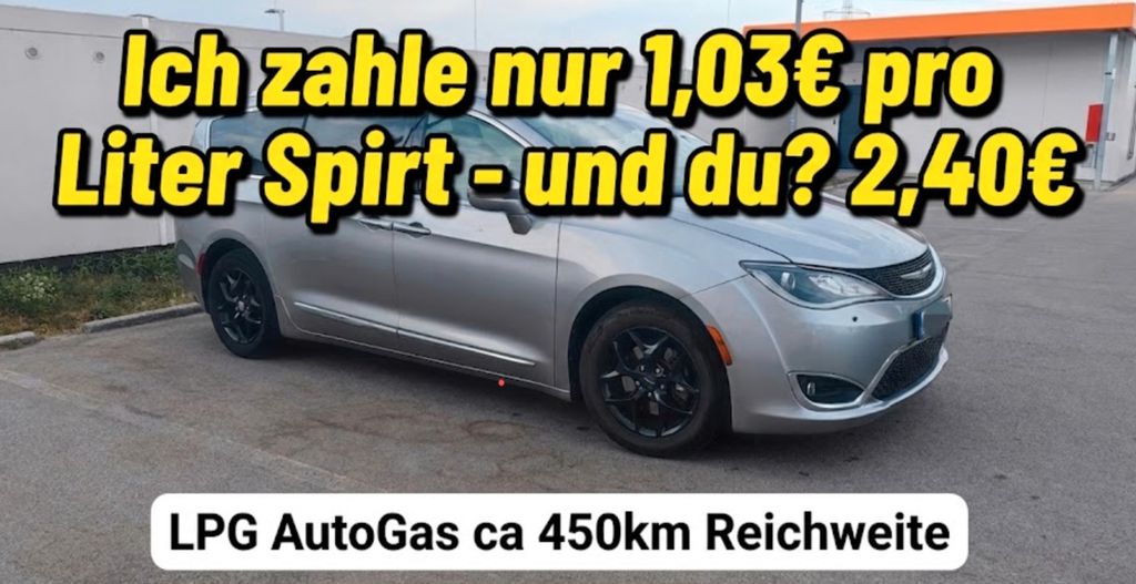 Bild des Angebotes Chrysler 1,03€ pro Liter LPG was zahlst du 2.50€ pro L?