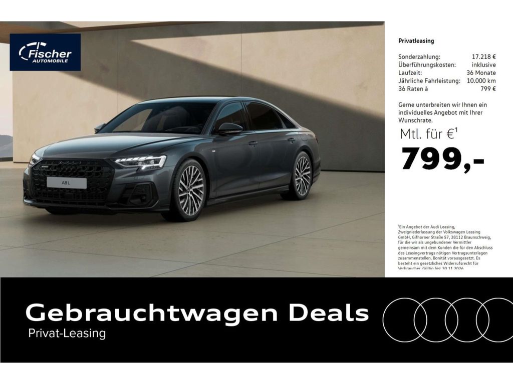 Bild des Angebotes Audi A8 L 60 TFSI e qu.S line P-Dach/Massage/Carbon