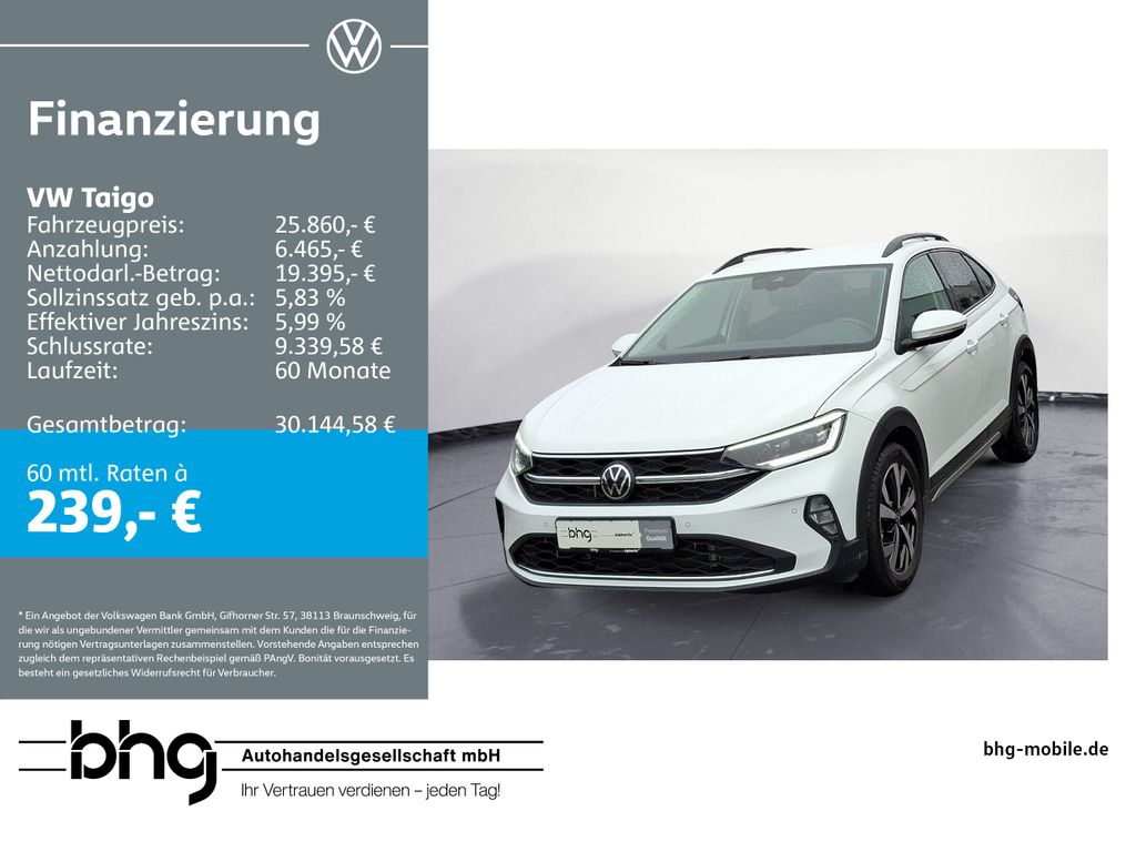 Bild des Angebotes Volkswagen Taigo 1.5 TSI DSG STYLE