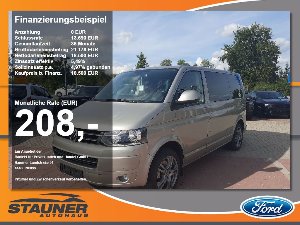 Bild des Angebotes Volkswagen T5 Bus 2.0 4Motion Multivan Comfortline Allrad