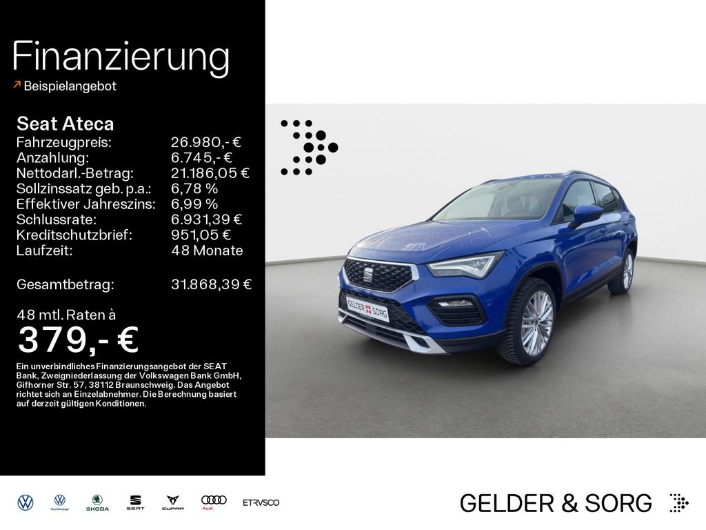 Bild des Angebotes Seat Ateca Road Edition 1.5 TSI DSG *NAVI*LED*ACC*SHZ
