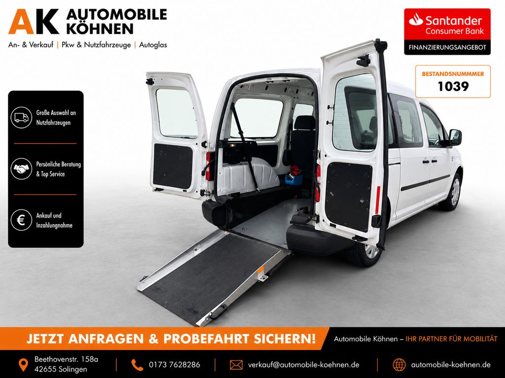 Bild des Angebotes Volkswagen Caddy Maxi RAMPE / ROLLSTUHL / 1 HAND /