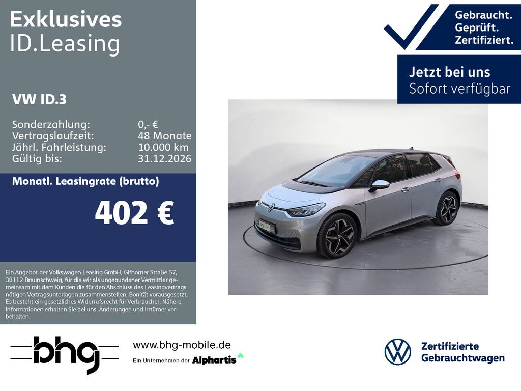 Bild des Angebotes Volkswagen ID.3 Pro Performance Autom.