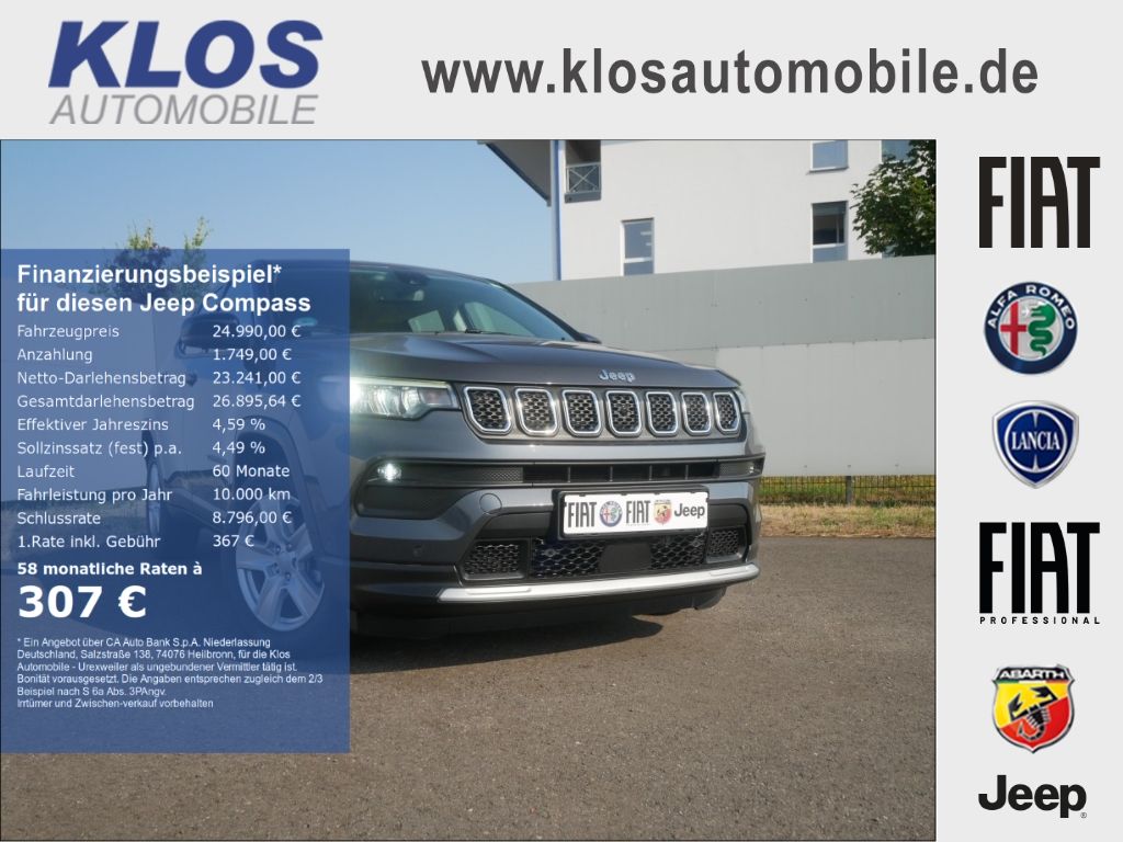 Bild des Angebotes Jeep Compass ALTITUDE e-HYBRID 1.5l 130PS AT SICHERHE