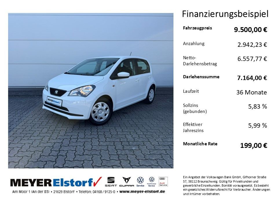 Bild des Angebotes Seat Mii 1.0 Style Klima Sitzheizung ZV mit Funk