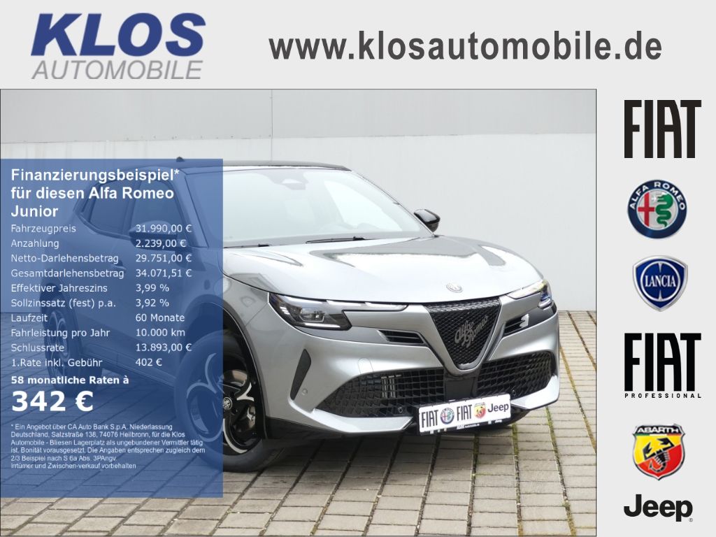 Bild des Angebotes Alfa Romeo Junior IBRIDA TI 1.2 VGT 145PS DCT6 SCHIEBEDACH