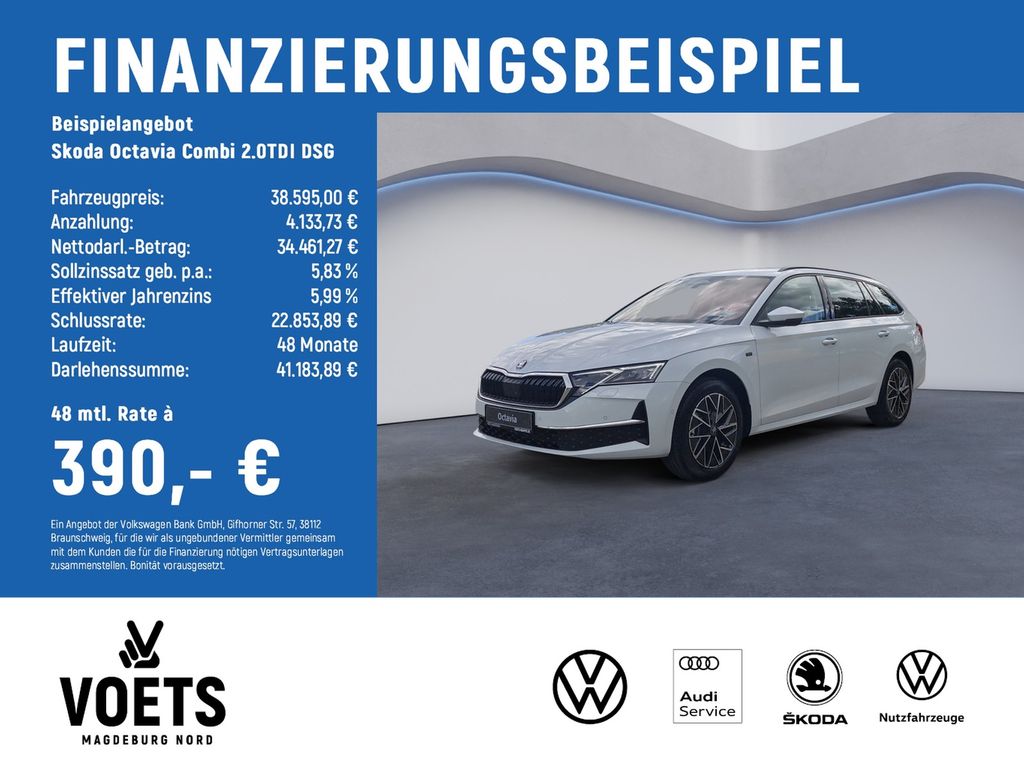 Bild des Angebotes Skoda Octavia Combi 2.0TDI DSG Tour LED+AHK+NAVI+DAB+