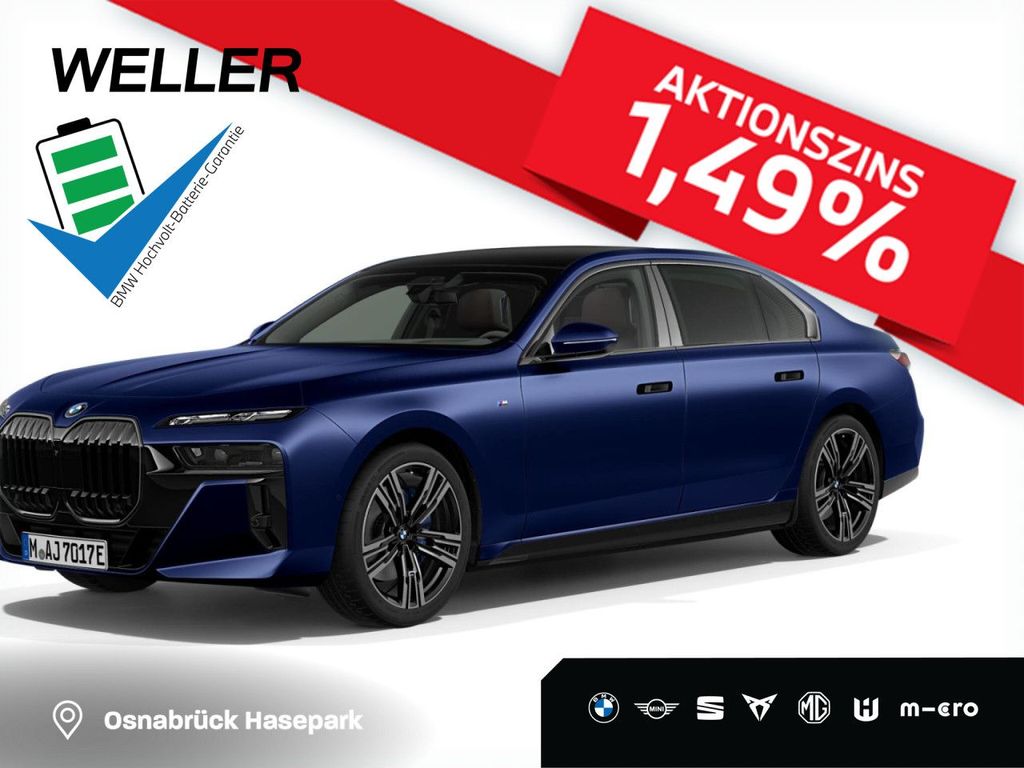Bild des Angebotes BMW i7 50 M SPORT PRO Kristall FondEnt ExecLo B&W 21