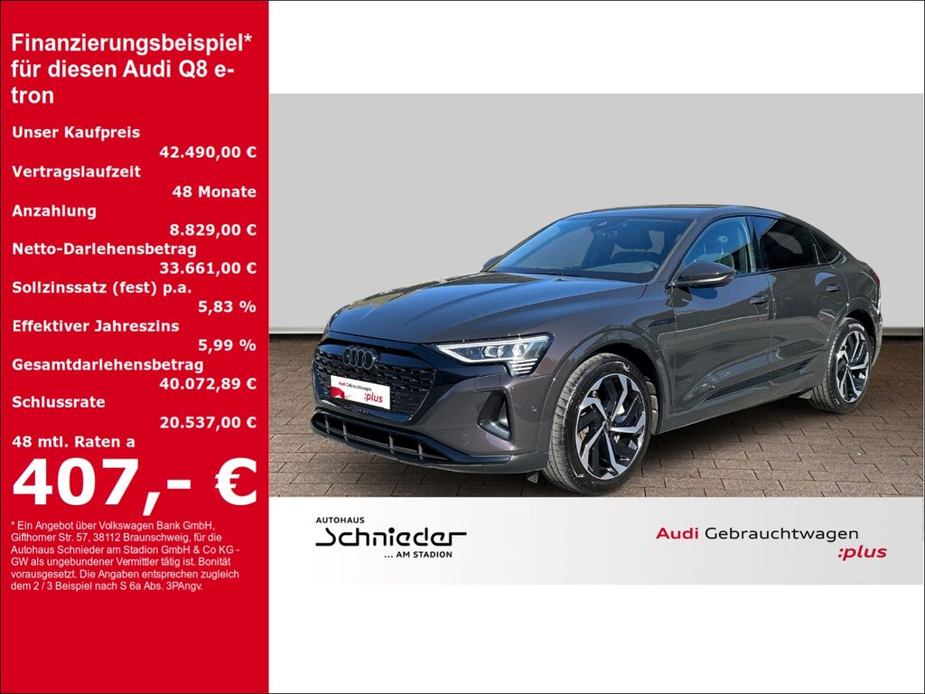 Bild des Angebotes Audi Q8 e-tron Sportback 50 Luftfederung AD Niveau AH