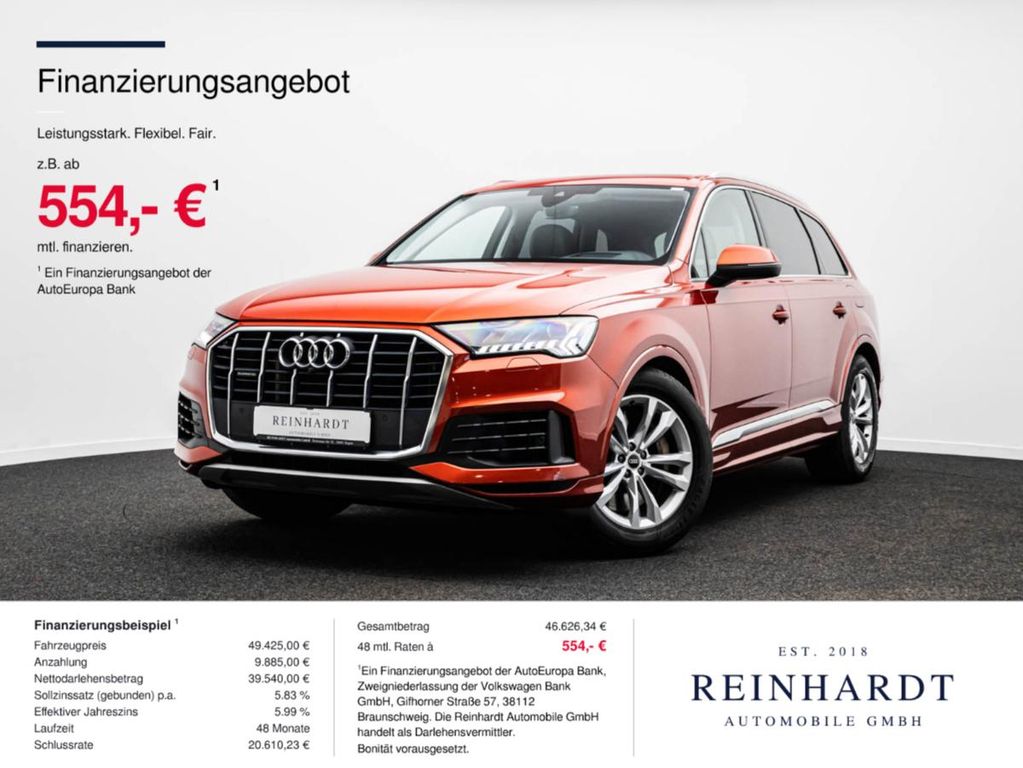 Bild des Angebotes Audi Q7 55TFSie MATRIX/HuD/PANO/MEMORY/KEYLESS/KAMERA