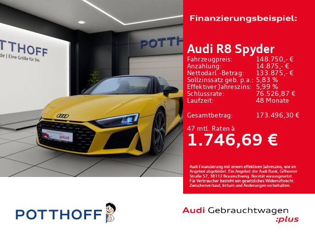 Bild des Angebotes Audi R8 Spyder V10 RWD PERFORMANCE B&O LM20 KAMERA NA