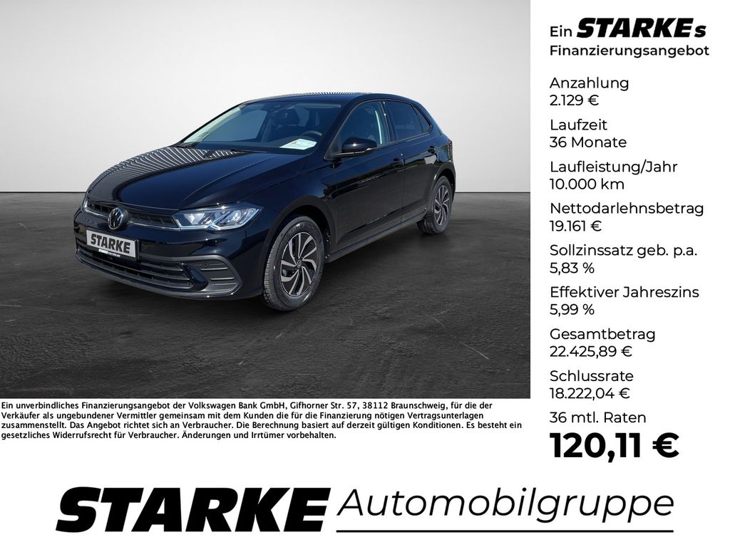 Bild des Angebotes Volkswagen Polo 1.0 TSI DSG Life  LED Kamera PDC LM Tempo K