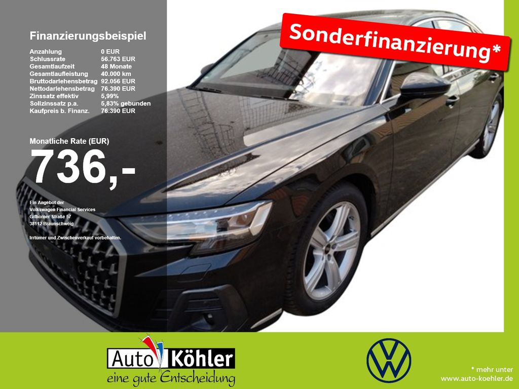 Bild des Angebotes Audi A8 Lang TDI Fondsitz-P. Einzelsitze Allradlenkun