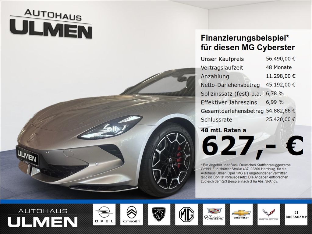 Bild des Angebotes MG Cyberster El. Verdeck Navi Leder Soundsystem Bos