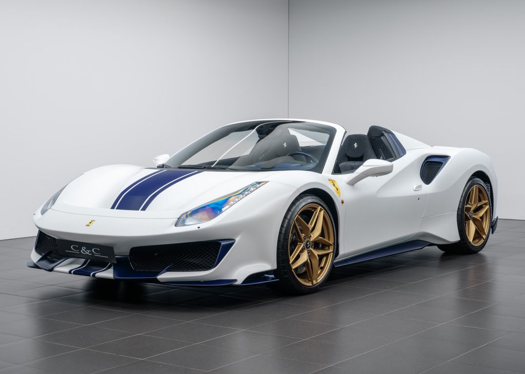 Bild des Angebotes Ferrari 488 Pista Spider BLUE CARBON/PAINTED SHIELDS/PPF