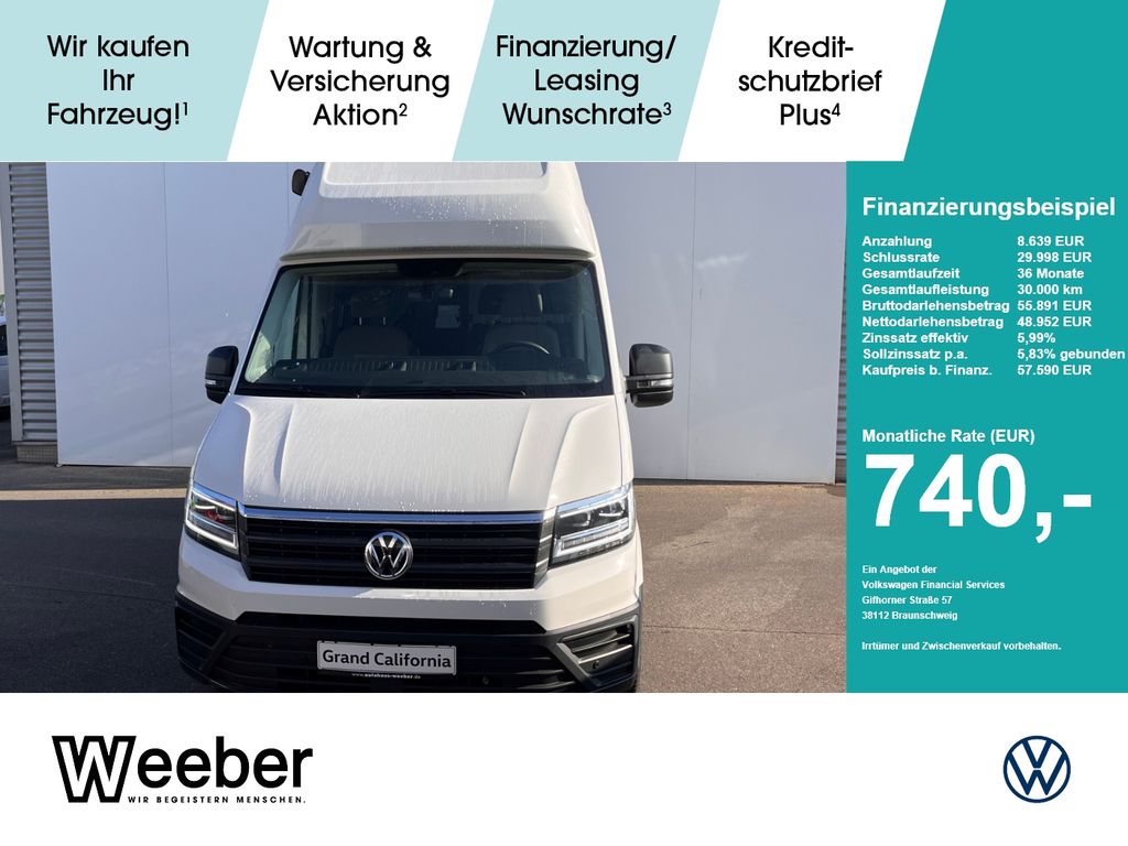 Bild des Angebotes Volkswagen Grand California 600 HOCHBETT LED STANDH LED