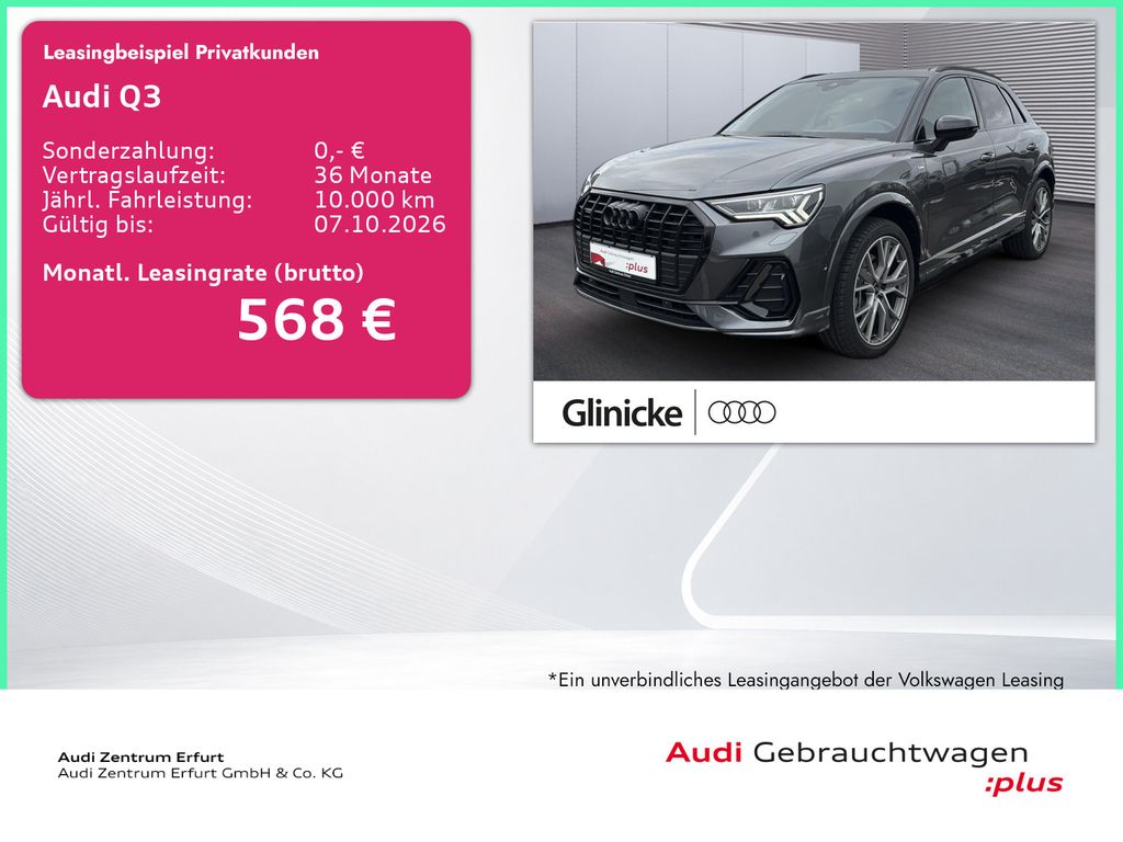 Bild des Angebotes Audi Q3 SUV S line quattro S tronic Navi AHK Matrix-L