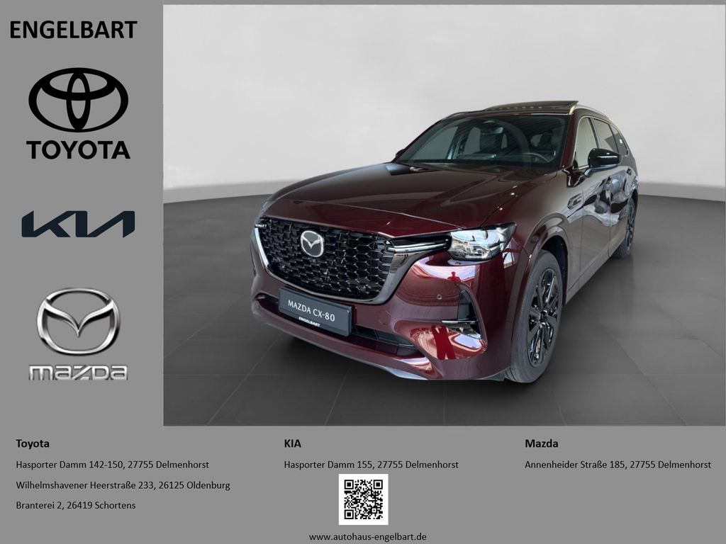 Bild des Angebotes Mazda CX-80 Homura Plus AWD 3.3 e-SKYACTIV-D 254 M-Hyb