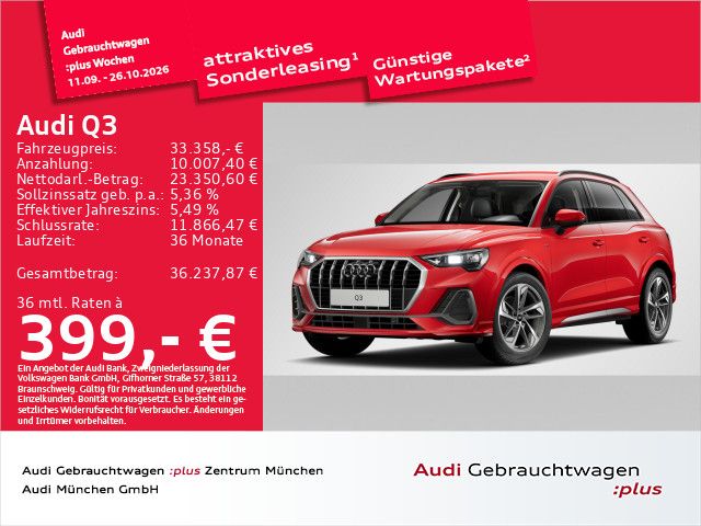 Bild des Angebotes Audi Q3 35 TFSI S tronic S line Virtual/ACC/Privacy/A