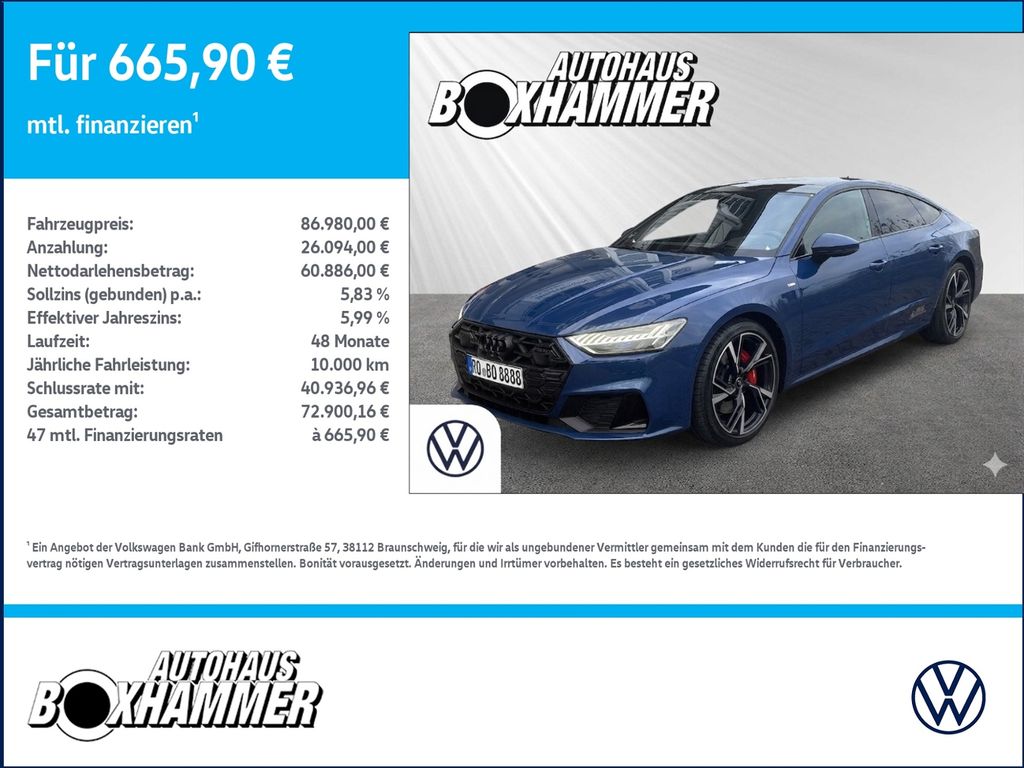 Audi A7 Sportback 45 TDI Quattro S-Line "TOP AUSSTATT