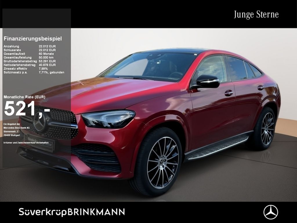 Bild des Angebotes Mercedes-Benz GLE 350 de 4M Coupé AMG BURM NIGHT WIDE MULTI