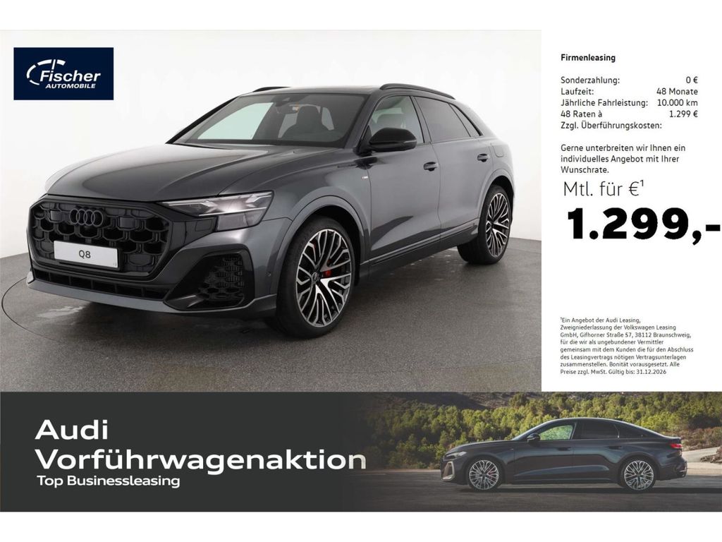 Audi Q8 TFSI e quattro LP: 133.663,- /Pano/Massagefun