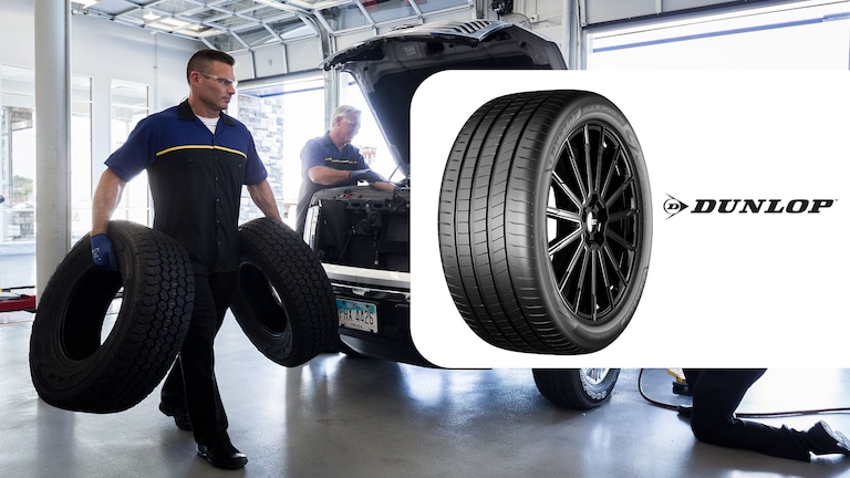 Gewinnen Sie einen Reifensatz von DUNLOP