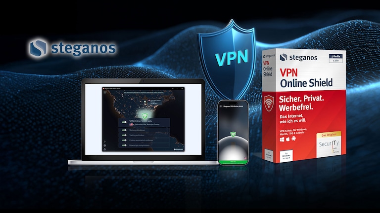Lizenz für Steganos VPN Online Shield zu gewinnen
